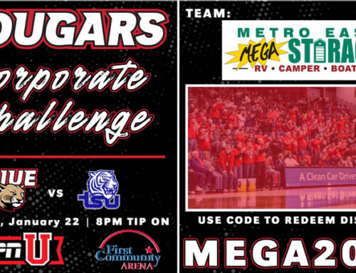 Metro East Mega Storage Sponsoring SIU Edwardsville Cougars Basketball