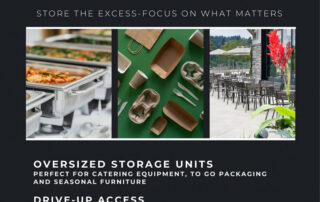 Self Storage for Restaurants